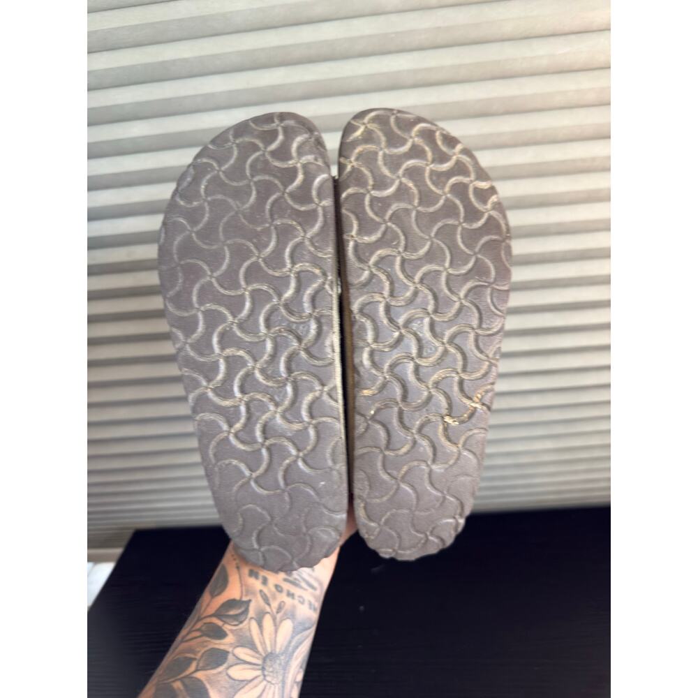 Birkenstock Arizona Suede Sandals Taupe EU 37 Women’s Double Strap Comfort 6-6.5 - Picture 4 of 9